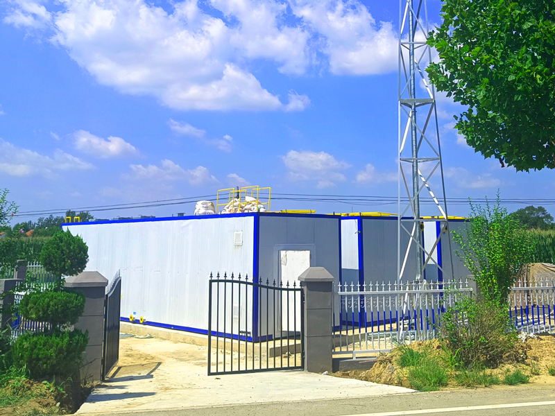 山東德州農(nóng)村生活一體化污水處理設(shè)備工程案例7月20日