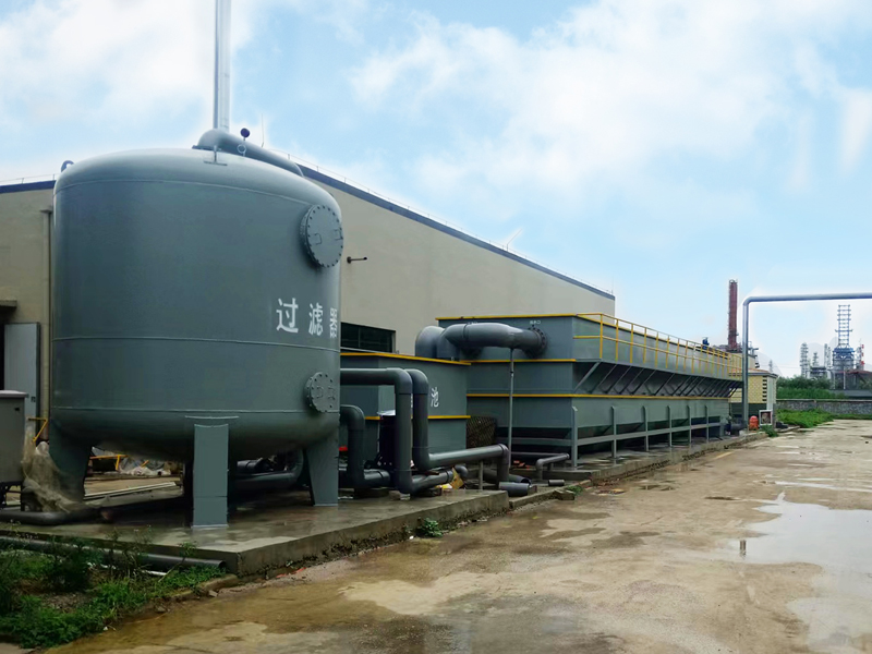 養(yǎng)殖污水處理沉淀池+消毒+過(guò)濾工程案例