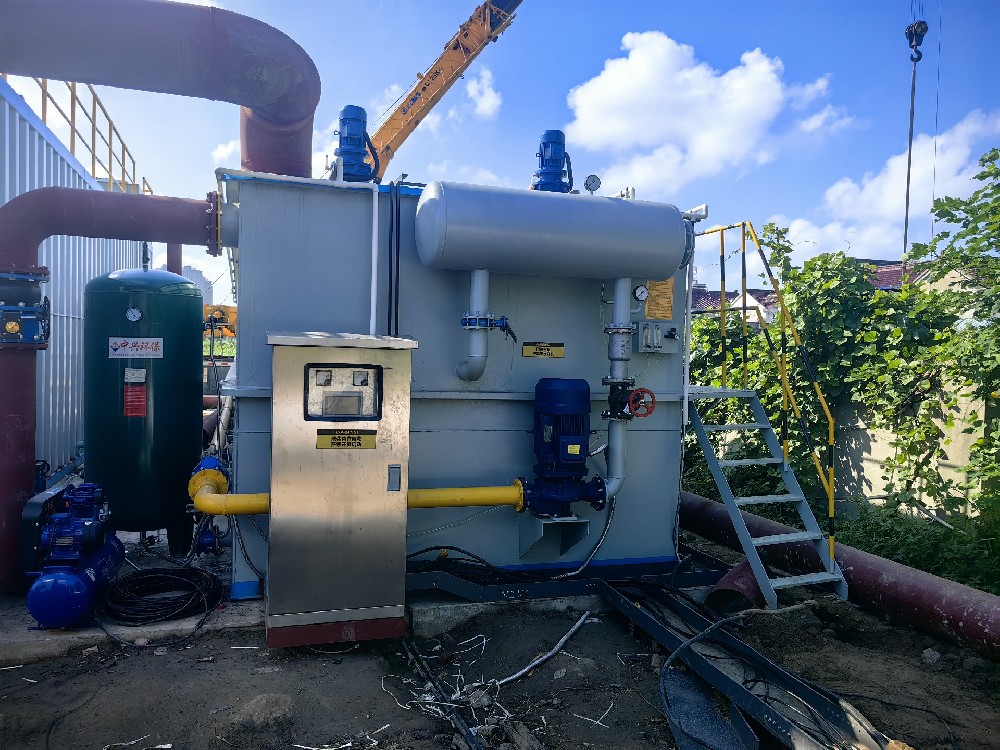 2024年10月18日中建環能 江蘇省南通市海安市河道污水210方氣浮機