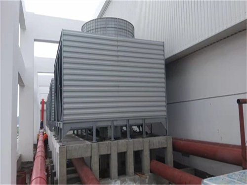 簡析閉式冷卻塔在中央空調方面的應用,閉式冷卻塔原理圖