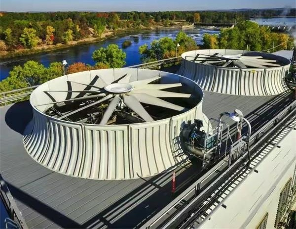 節能無風機冷卻塔降噪(冷卻塔風機減速機)